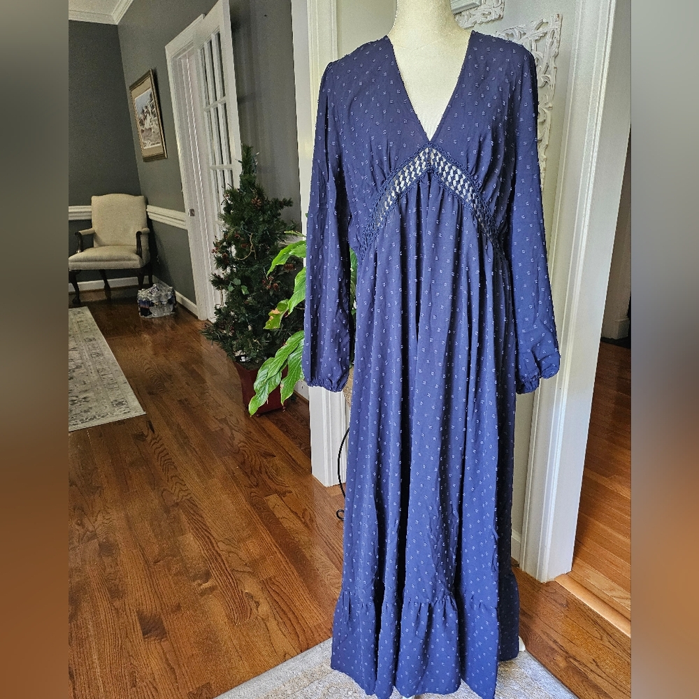 Nwt by styleworld maxi ruffle dress (117)
